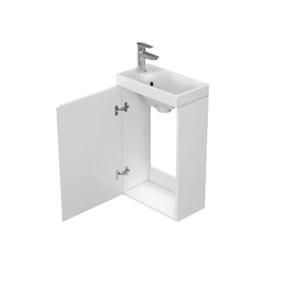Cersanit S929-014 - Kúpeľňová skrinka pod umývadlo MEDDIE 59x39 cm lesklá biela