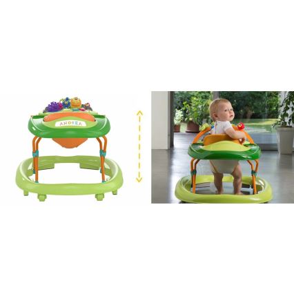 Chicco - Chodítko WALKY TALKY 2xAA zelená