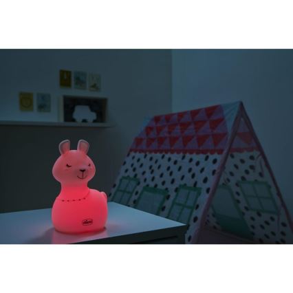 Chicco - Detská nočná lampička SWEET LIGHTS lama