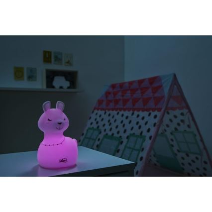 Chicco - Detská nočná lampička SWEET LIGHTS lama