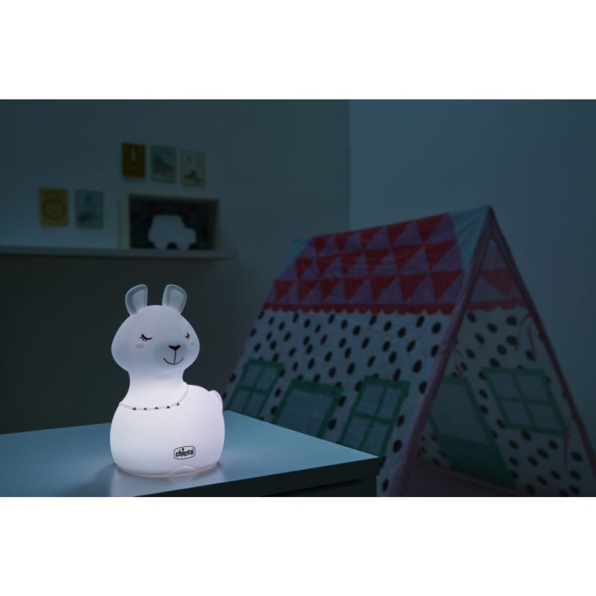 Chicco - Detská nočná lampička SWEET LIGHTS lama
