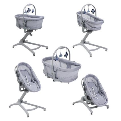 Chicco - Detská postieľka 5v1 BABY HUG PRO šedá