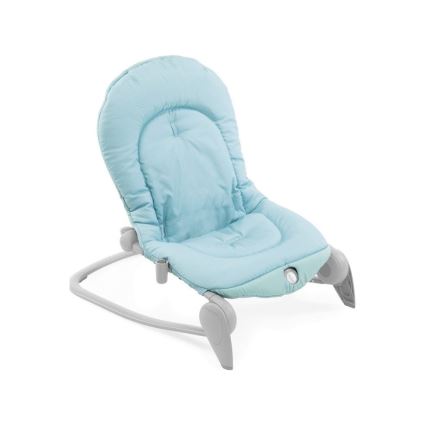 Chicco - Detské vibračné ležadlo s melódiou BALLOON Froggy 2xAA + 1xLR20 modrá