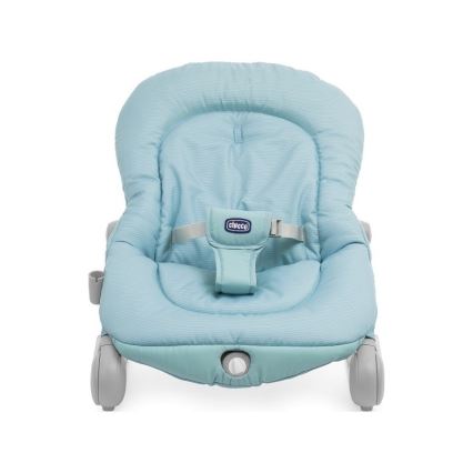 Chicco - Detské vibračné ležadlo s melódiou BALLOON Froggy 2xAA + 1xLR20 modrá