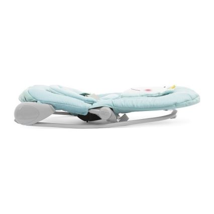 Chicco - Detské vibračné ležadlo s melódiou BALLOON Froggy 2xAA + 1xLR20 modrá