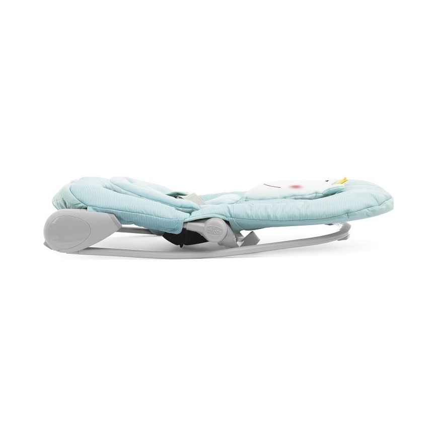 Chicco - Detské vibračné ležadlo s melódiou BALLOON Froggy 2xAA + 1xLR20 modrá