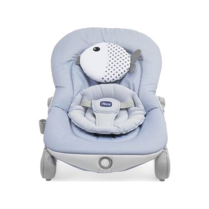 Chicco - Detské vibrujúce lehátko s melódiou BALLOON Dots 2xAA + 1xLR20 modrá