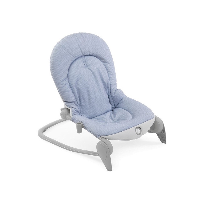 Chicco - Detské vibrujúce lehátko s melódiou BALLOON Dots 2xAA + 1xLR20 modrá