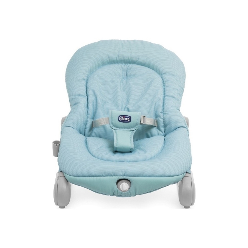 Chicco - Detské vibrujúce ležadlo s melódiou BALLOON Froggy modrá