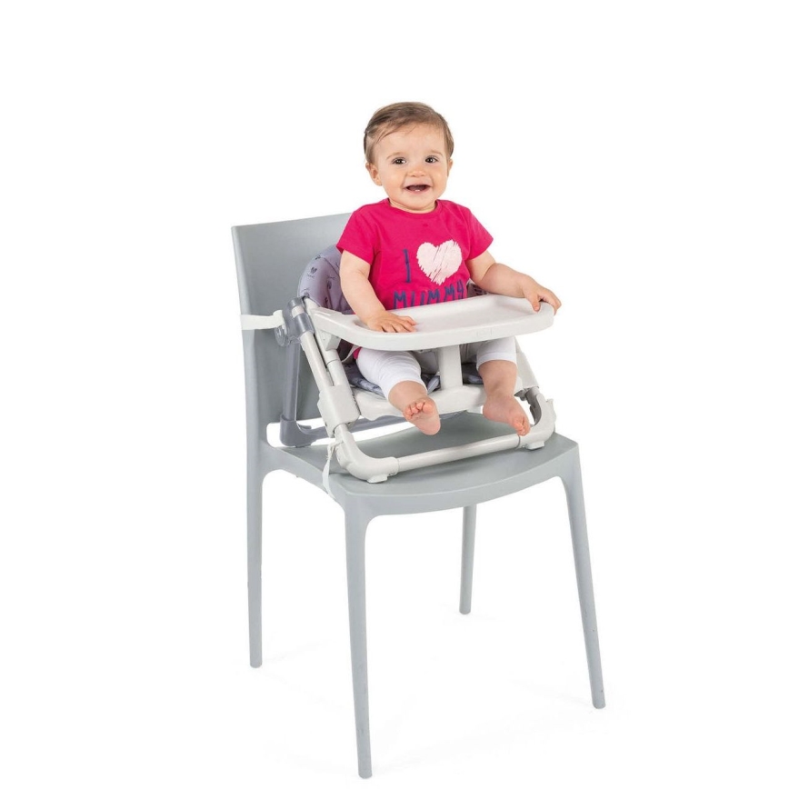 Chicco - Detský prenosný podsedák na stoličku CHAIRY modrá