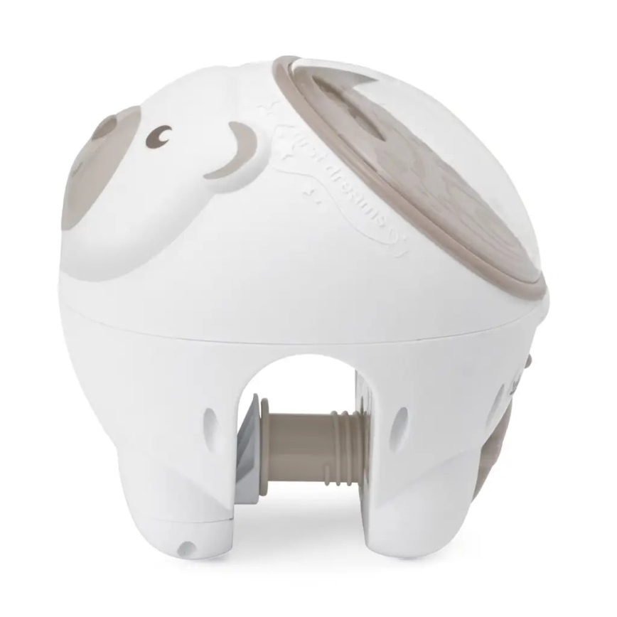 Chicco - Detský projektor 2v1 POLAR BEAR 3xAA béžová