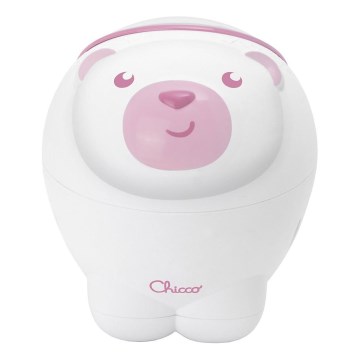 Chicco - Detský projektor 2v1 POLAR BEAR 3xAA ružová