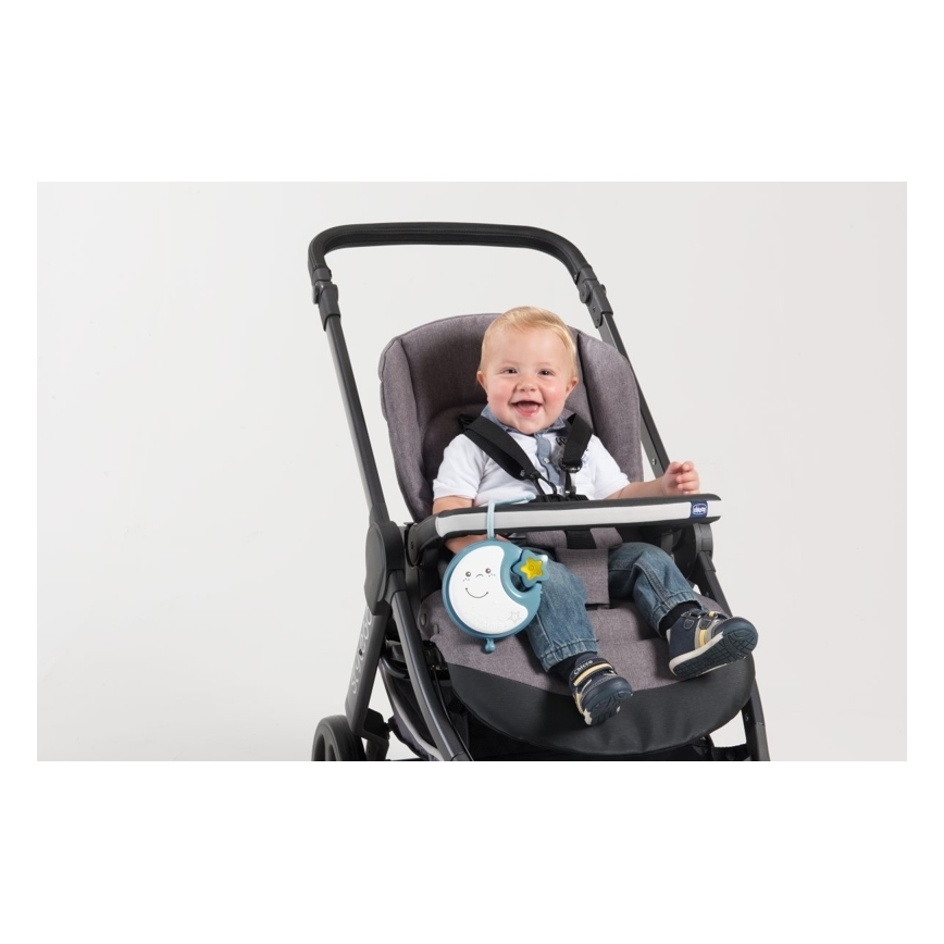 Chicco - Kolotoč nad postieľku s melódiou 3v1 NEXT2DREAMS 3xAA modrá