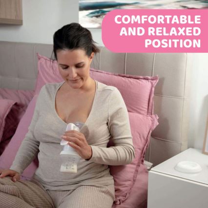 Chicco - Odsávačka materského mlieka manuálna Natural Feeling