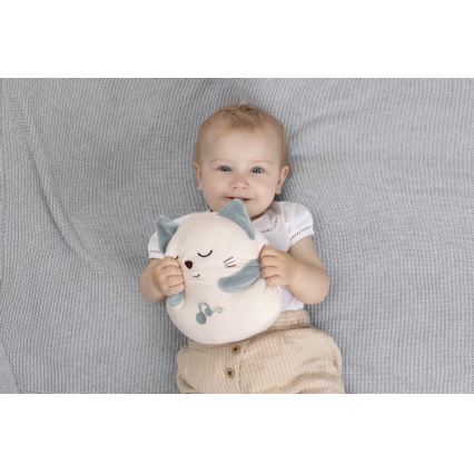 Chicco - Plyšová interaktívna hračka mačka 3xAAA