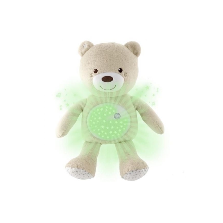 Chicco - Projektor s melódiou BABY BEAR 3xAAA béžová
