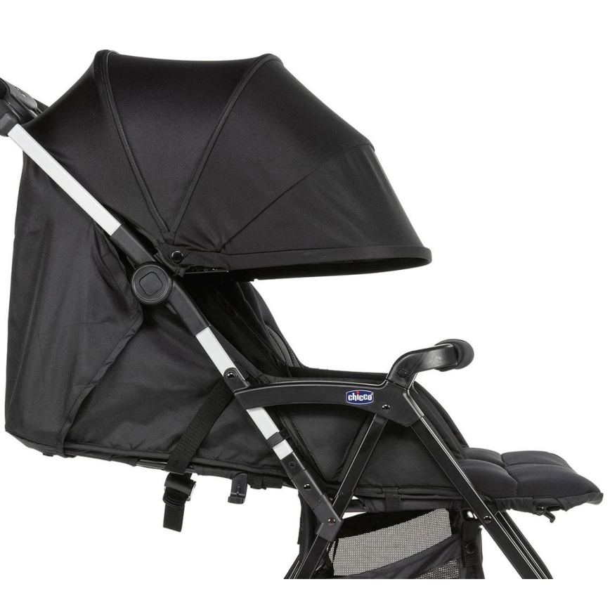 Chicco - Športový kočík pre dvojčatá OHLALA TWIN Black Night čierna