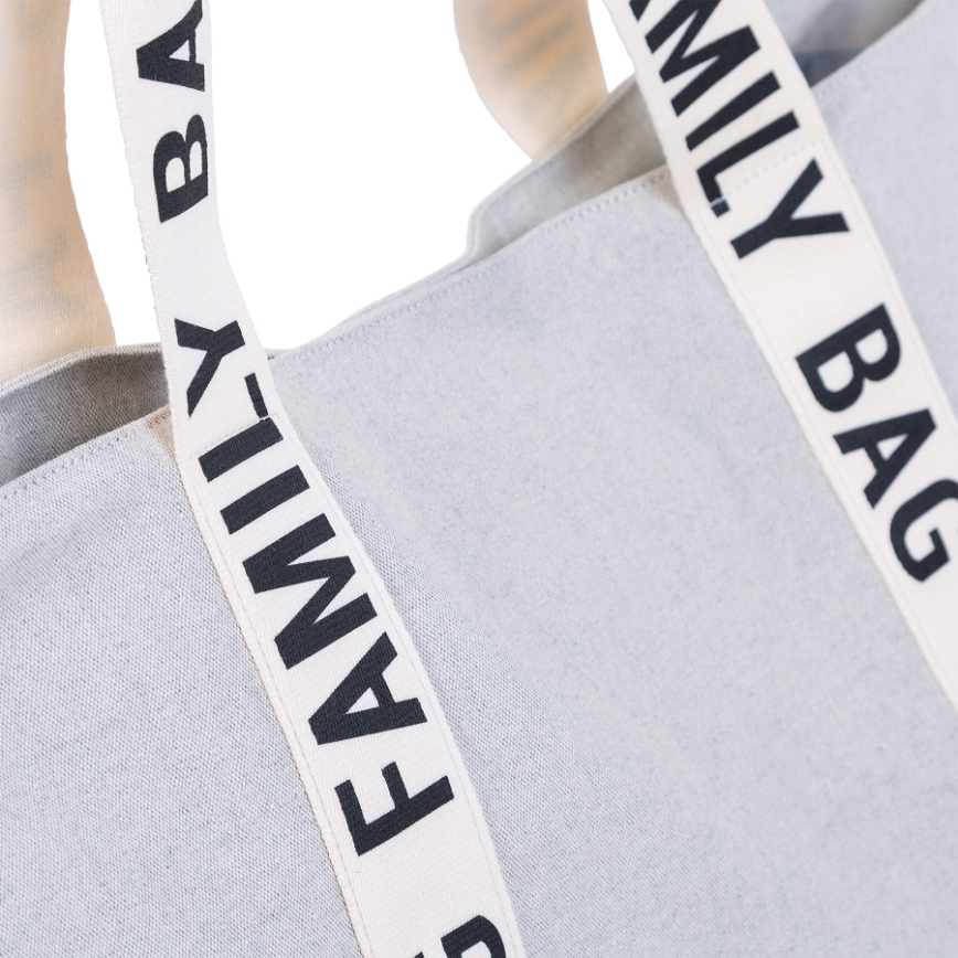 Childhome - Cestovná taška FAMILY BAG CANVAS biela