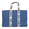 Childhome - Cestovná taška FAMILY BAG CANVAS modrá