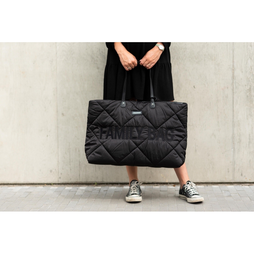 Childhome - Cestovná taška FAMILY BAG čierna