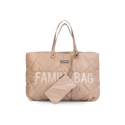 Childhome - Cestovná taška FAMILY BAG PUFFERED krémová