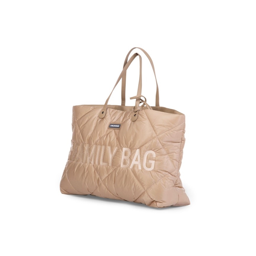 Childhome - Cestovná taška FAMILY BAG PUFFERED krémová