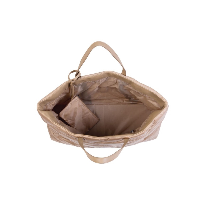Childhome - Cestovná taška FAMILY BAG PUFFERED krémová