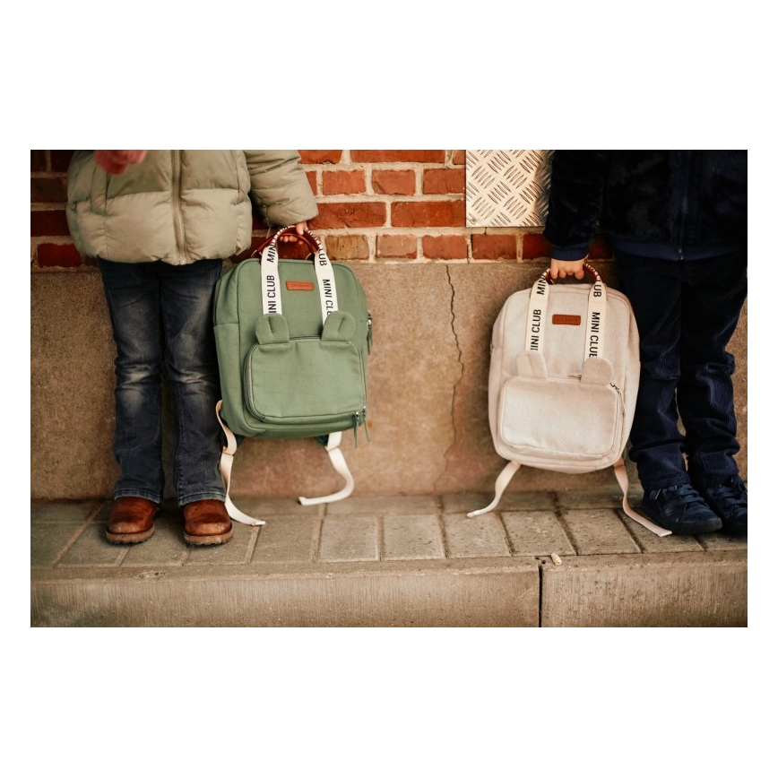 Childhome - Detský batoh MINI CLUB zelená