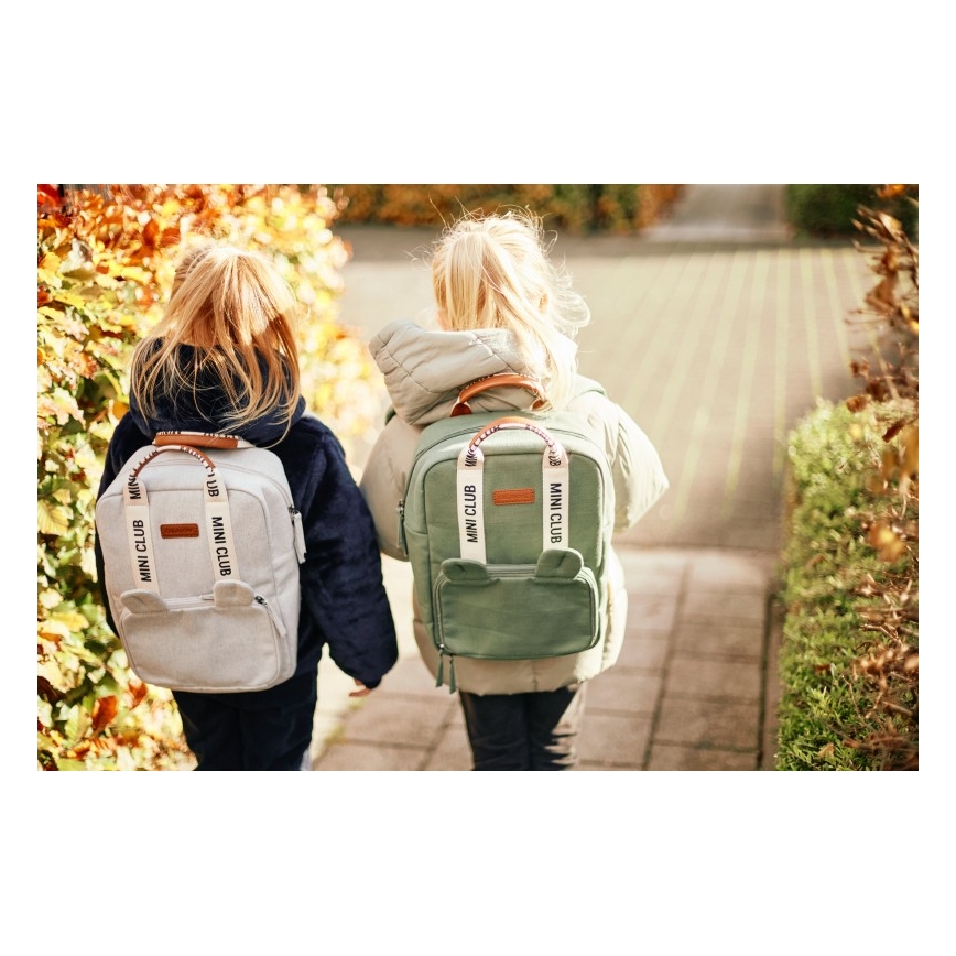 Childhome - Detský batoh MINI CLUB zelená