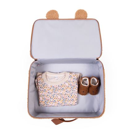 Childhome - Detský cestovný kufor TEDDY hnedá