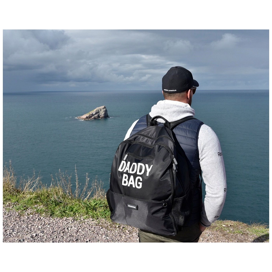 Childhome - Prebaľovací batoh DADDY BAG čierna