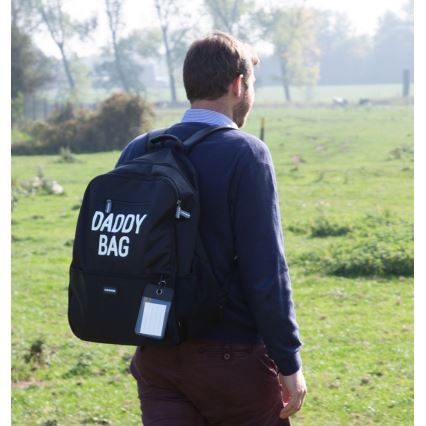 Childhome - Prebaľovací batoh DADDY BAG čierna