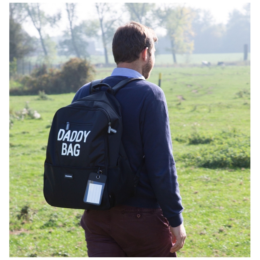 Childhome - Prebaľovací batoh DADDY BAG čierna