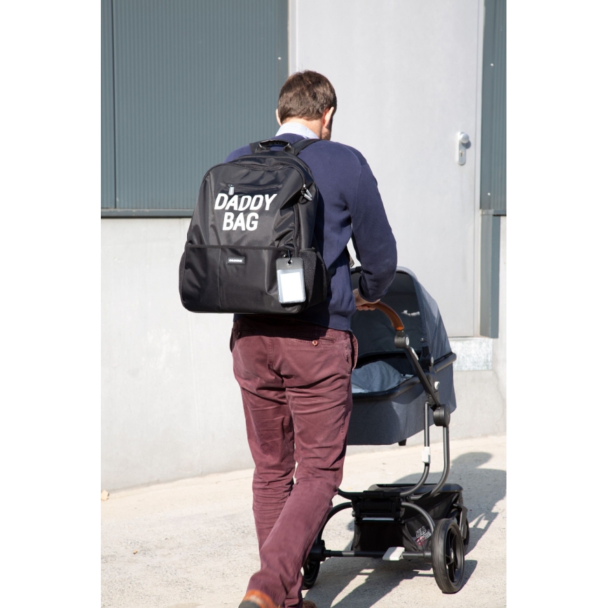 Childhome - Prebaľovací batoh DADDY BAG čierna