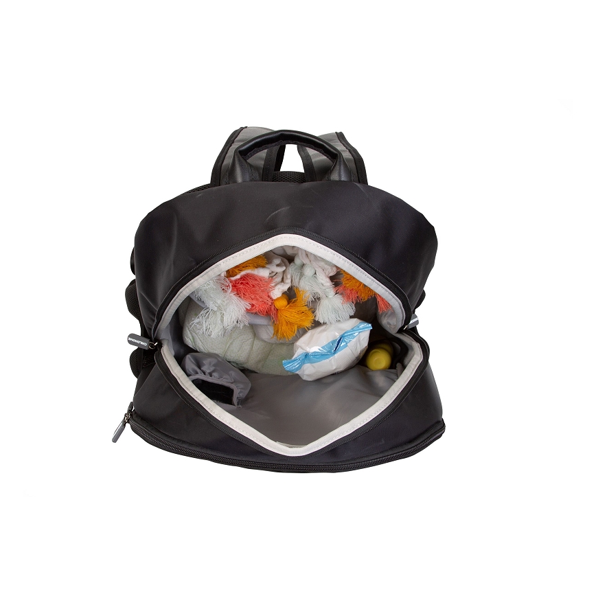 Childhome - Prebaľovací batoh DADDY BAG čierna