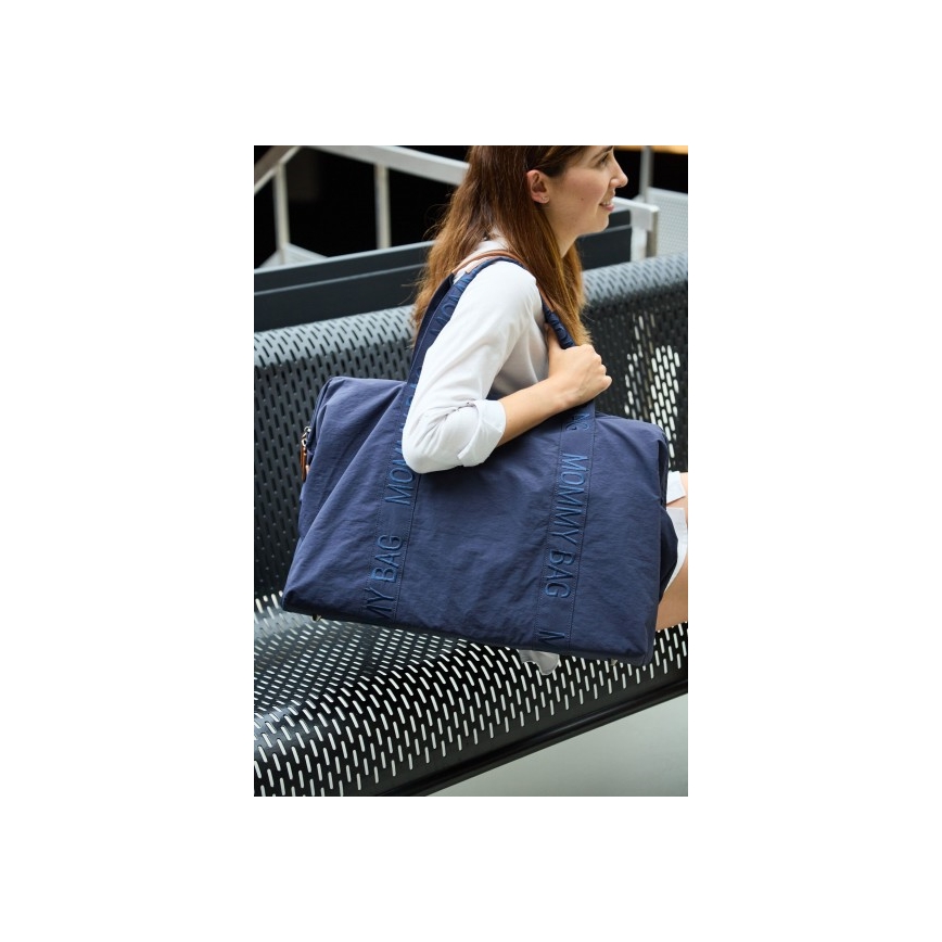 Childhome - Prebaľovacia taška MOMMY BAG modrá