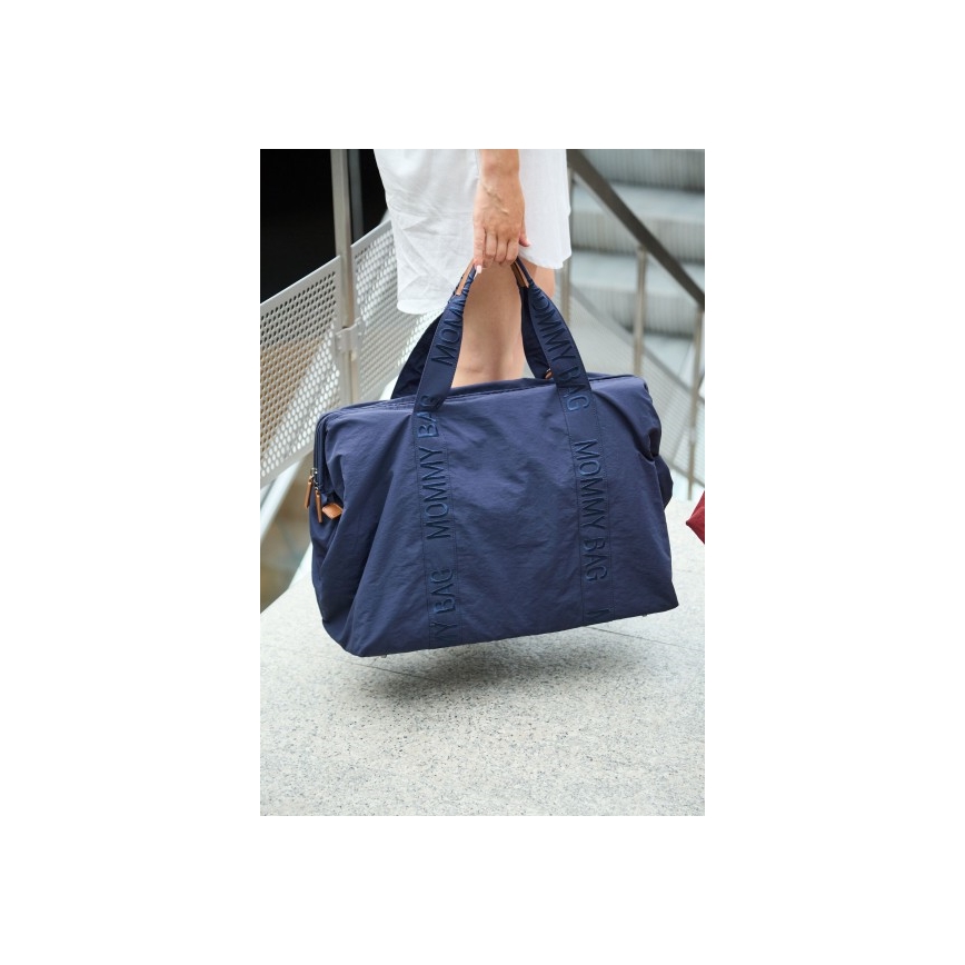 Childhome - Prebaľovacia taška MOMMY BAG modrá