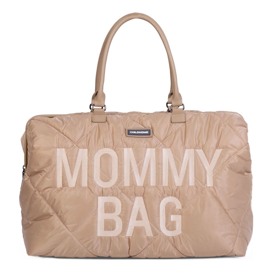 Childhome - Prebaľovacia taška MOMMY BAG PUFFERED béžová