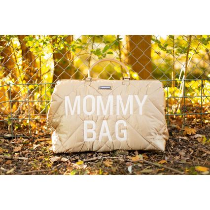 Childhome - Prebaľovacia taška MOMMY BAG PUFFERED béžová