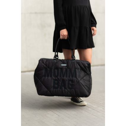 Childhome - Prebaľovacia taška MOMMY BAG PUFFERED čierna