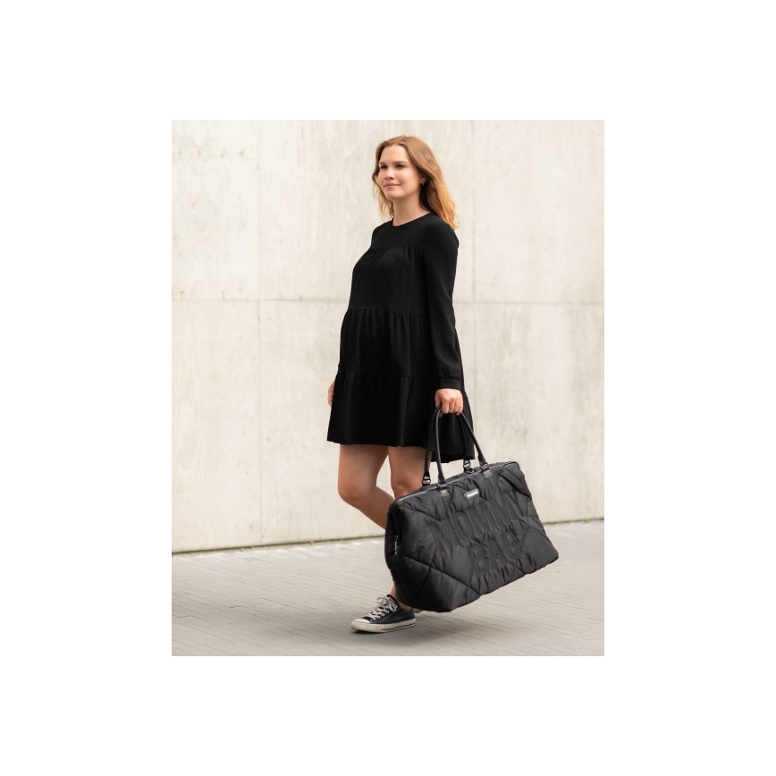 Childhome - Prebaľovacia taška MOMMY BAG PUFFERED čierna