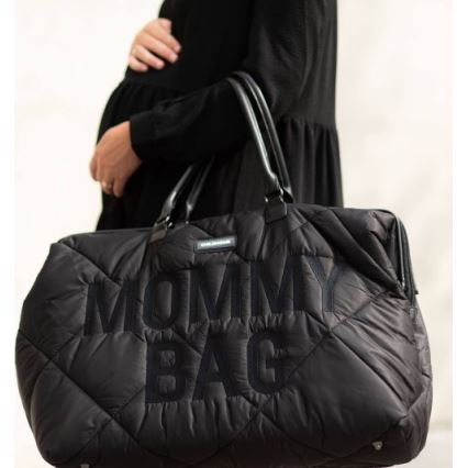 Childhome - Prebaľovacia taška MOMMY BAG PUFFERED čierna