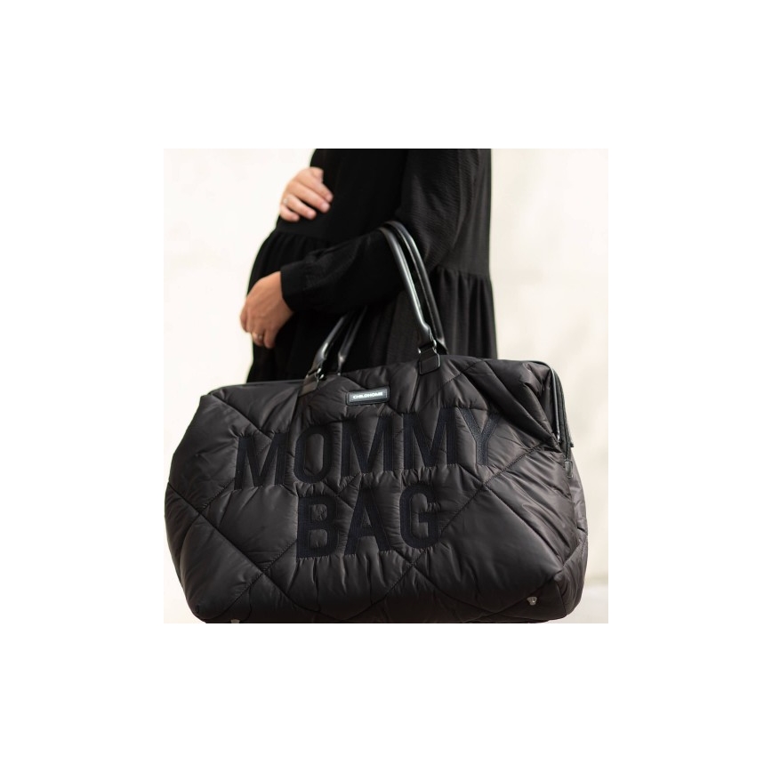 Childhome - Prebaľovacia taška MOMMY BAG PUFFERED čierna