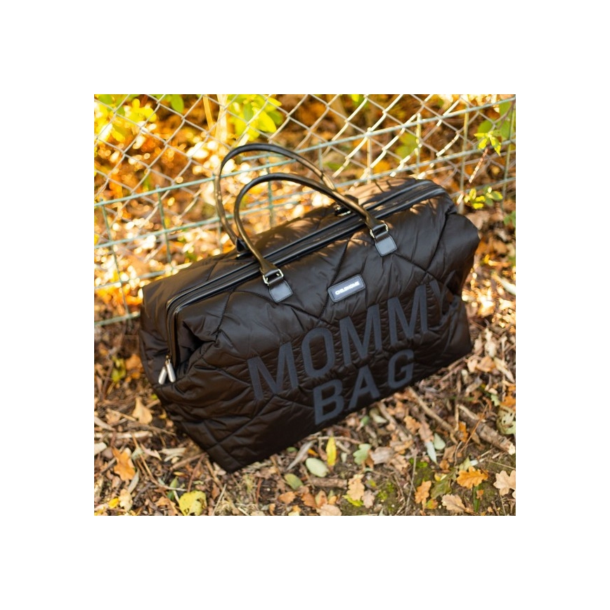 Childhome - Prebaľovacia taška MOMMY BAG PUFFERED čierna