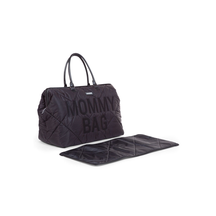 Childhome - Prebaľovacia taška MOMMY BAG PUFFERED čierna