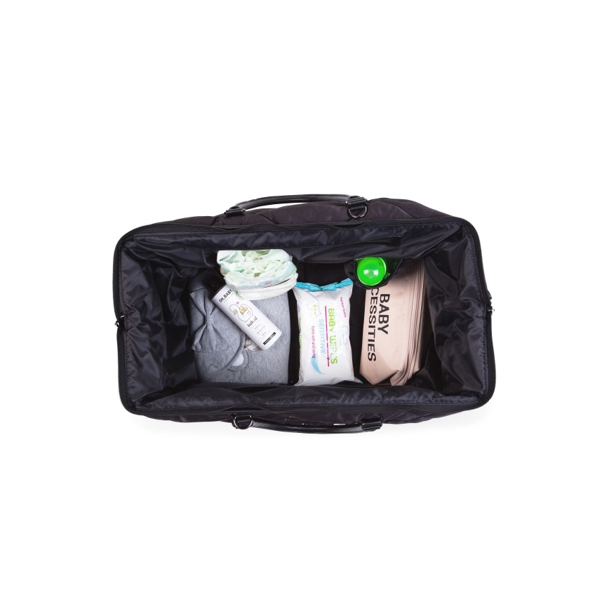Childhome - Prebaľovacia taška MOMMY BAG PUFFERED čierna
