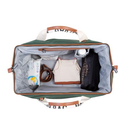 Childhome - Prebaľovacia taška MOMMY BAG zelená
