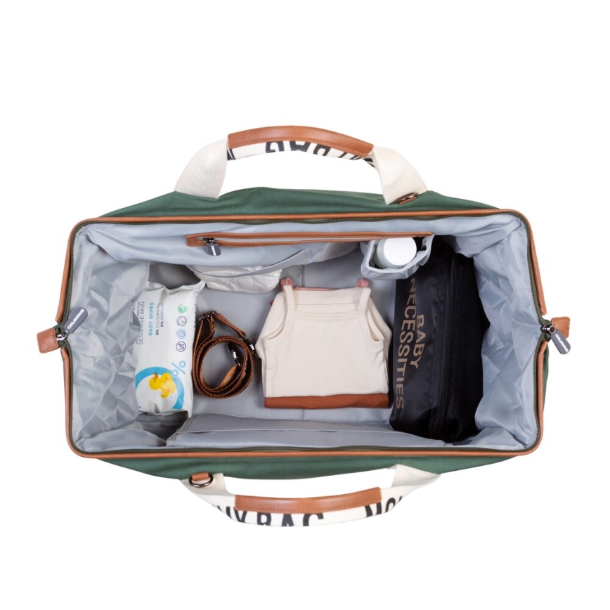 Childhome - Prebaľovacia taška MOMMY BAG zelená