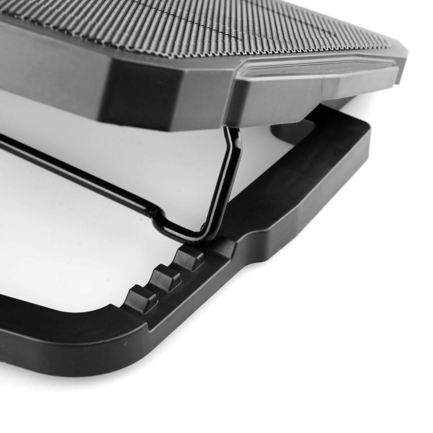 Chladiaca podložka pre notebook 4x ventilátor 2xUSB čierna