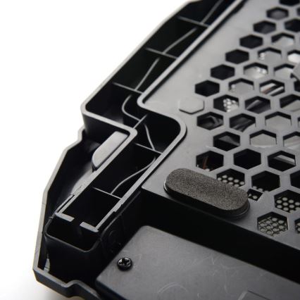 Chladiaca podložka pre notebook 4x ventilátor 2xUSB čierna